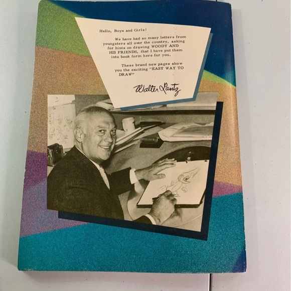 Vintage 1958 Walter Lantz
Woody Woodpecker 
Easy Way to Draw
Paperback #1416 - Picture 7 of 8